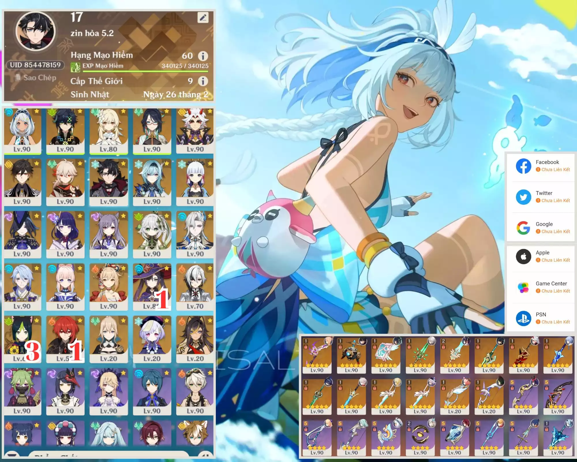 Ảnh acc Genshin